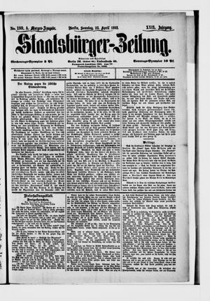 Staatsbürger-Zeitung on Apr 23, 1893