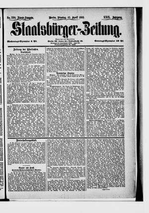 Staatsbürger-Zeitung on Apr 25, 1893