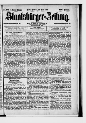 Staatsbürger-Zeitung on Apr 26, 1893