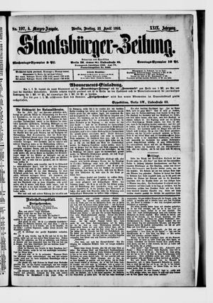 Staatsbürger-Zeitung on Apr 28, 1893