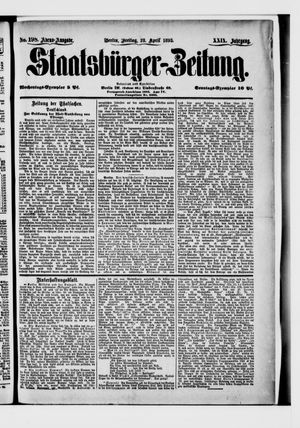 Staatsbürger-Zeitung vom 28.04.1893