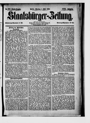 Staatsbürger-Zeitung on May 1, 1893