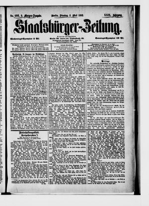 Staatsbürger-Zeitung on May 2, 1893