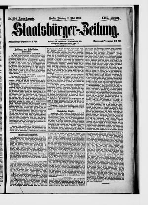 Staatsbürger-Zeitung on May 2, 1893