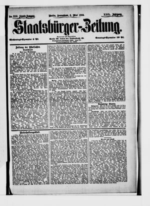 Staatsbürger-Zeitung vom 06.05.1893