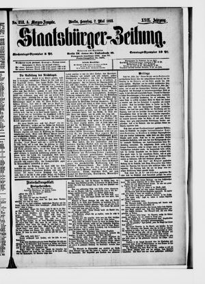 Staatsbürger-Zeitung on May 7, 1893