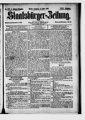 Staatsbürger-Zeitung vom 14.05.1893