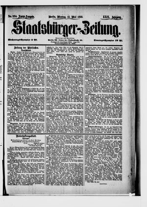 Staatsbürger-Zeitung vom 15.05.1893