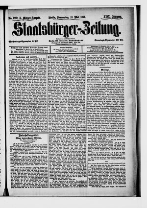 Staatsbürger-Zeitung vom 18.05.1893