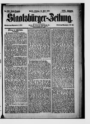 Staatsbürger-Zeitung on May 23, 1893