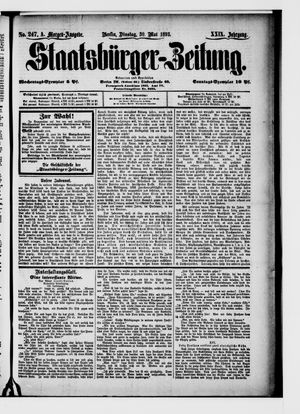 Staatsbürger-Zeitung on May 30, 1893