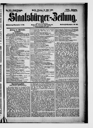 Staatsbürger-Zeitung on May 30, 1893