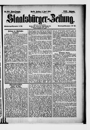 Staatsbürger-Zeitung on Jun 2, 1893