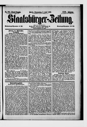 Staatsbürger-Zeitung on Jun 8, 1893