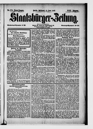 Staatsbürger-Zeitung vom 14.06.1893