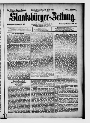 Staatsbürger-Zeitung on Jun 15, 1893