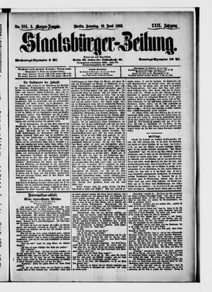 Staatsbürger-Zeitung on Jun 18, 1893