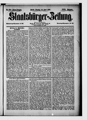 Staatsbürger-Zeitung on Jun 20, 1893