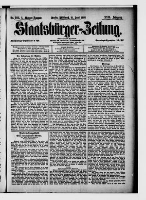Staatsbürger-Zeitung vom 21.06.1893