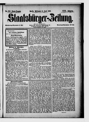 Staatsbürger-Zeitung vom 21.06.1893