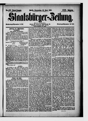 Staatsbürger-Zeitung on Jun 22, 1893
