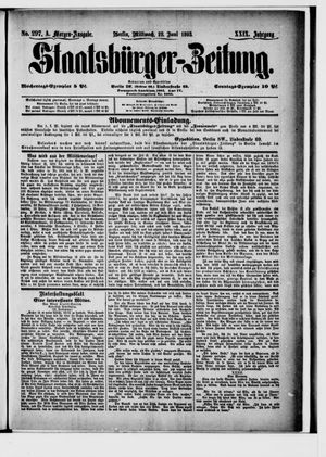 Staatsbürger-Zeitung vom 28.06.1893