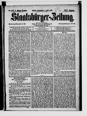 Staatsbürger-Zeitung on Jul 1, 1893