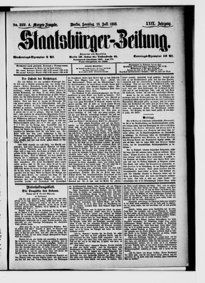 Staatsbürger-Zeitung on Jul 16, 1893