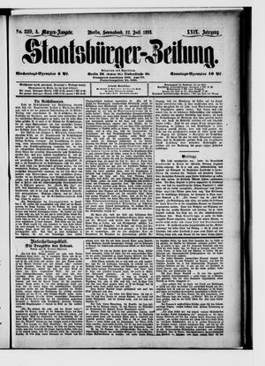Staatsbürger-Zeitung vom 22.07.1893
