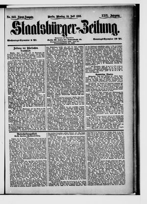 Staatsbürger-Zeitung on Jul 24, 1893