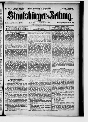 Staatsbürger-Zeitung vom 24.08.1893