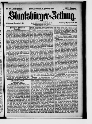 Staatsbürger-Zeitung vom 09.09.1893