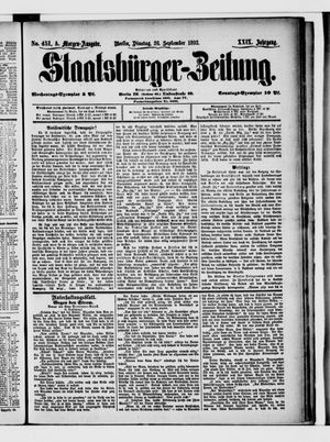 Staatsbürger-Zeitung vom 26.09.1893