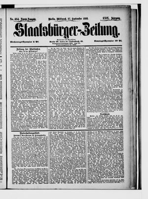 Staatsbürger-Zeitung vom 27.09.1893