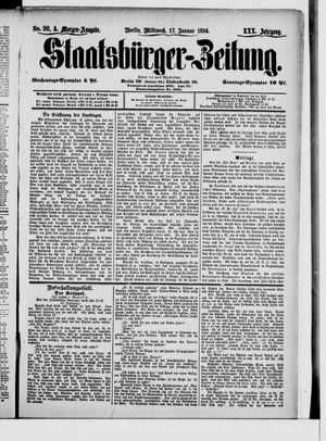 Staatsbürger-Zeitung vom 17.01.1894