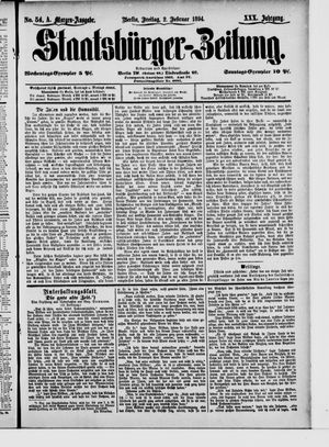 Staatsbürger-Zeitung vom 02.02.1894