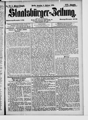 Staatsbürger-Zeitung vom 04.02.1894