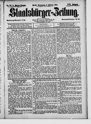 Staatsbürger-Zeitung on Feb 8, 1894