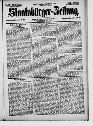 Staatsbürger-Zeitung vom 09.02.1894