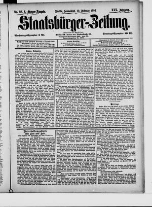 Staatsbürger-Zeitung vom 10.02.1894