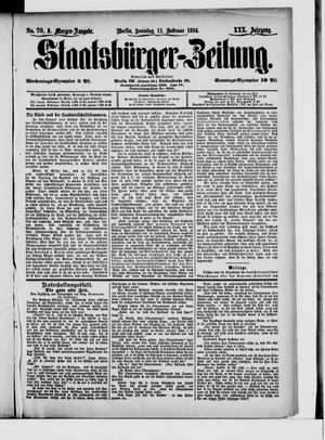 Staatsbürger-Zeitung on Feb 11, 1894