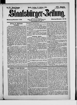 Staatsbürger-Zeitung vom 16.02.1894