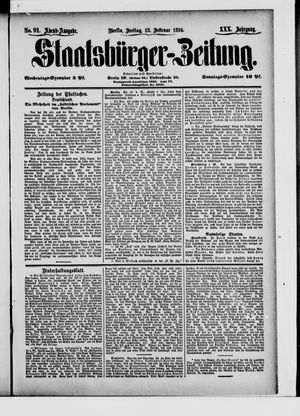 Staatsbürger-Zeitung vom 23.02.1894