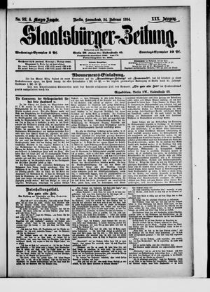 Staatsbürger-Zeitung vom 24.02.1894