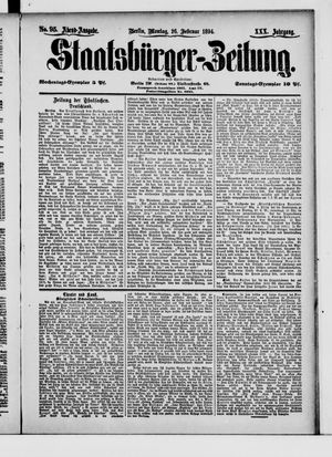 Staatsbürger-Zeitung vom 26.02.1894