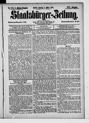 Staatsbürger-Zeitung vom 09.03.1894
