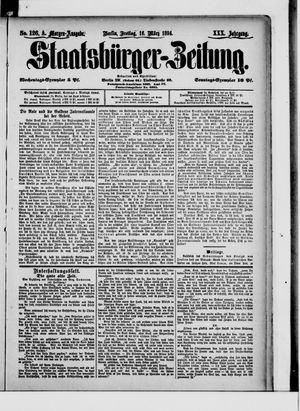 Staatsbürger-Zeitung on Mar 16, 1894