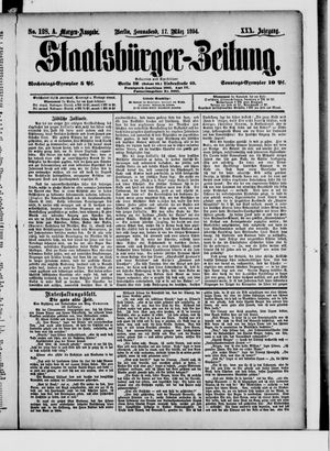 Staatsbürger-Zeitung vom 18.03.1894