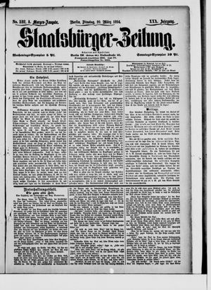 Staatsbürger-Zeitung on Mar 21, 1894