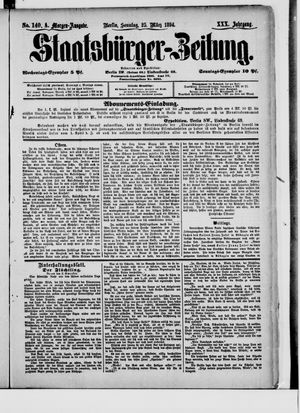 Staatsbürger-Zeitung vom 25.03.1894